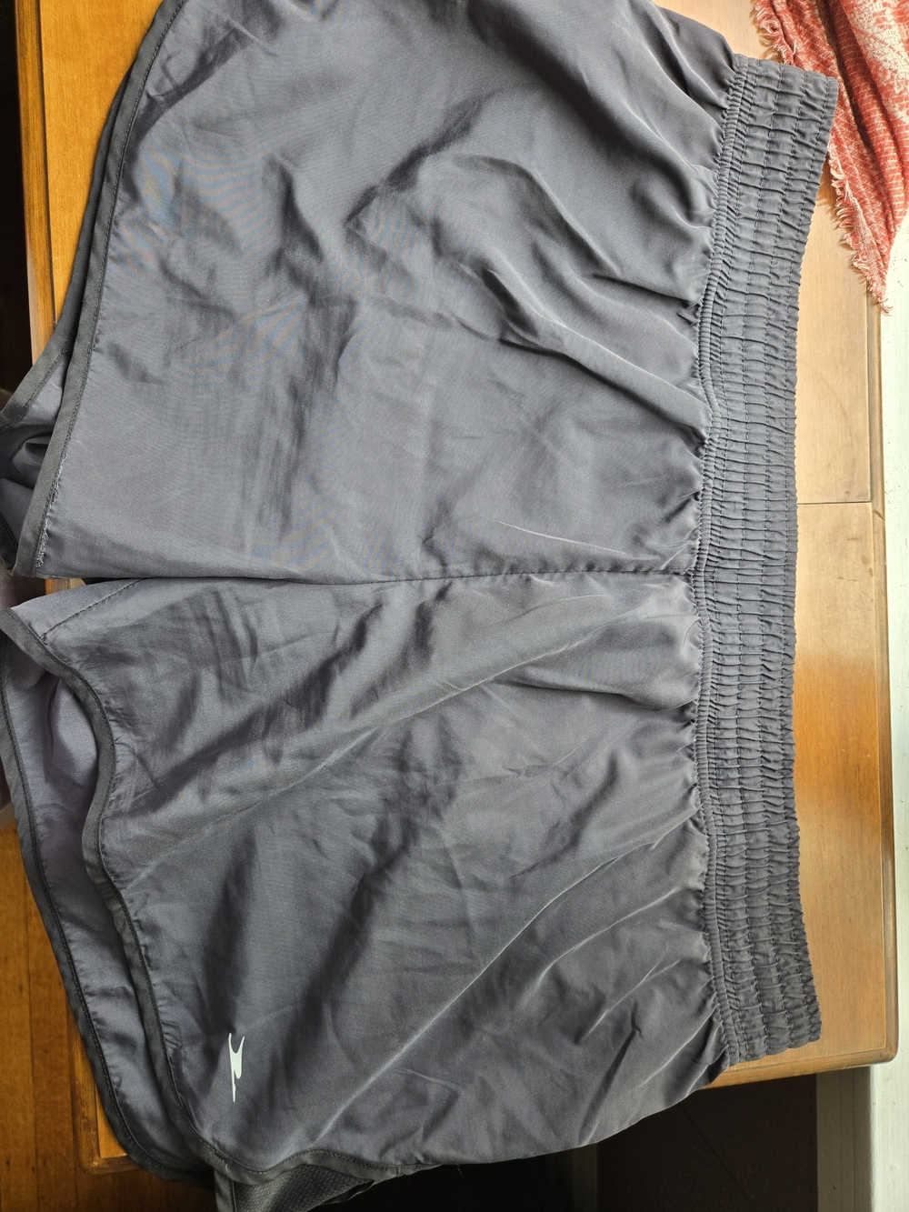 Black/Charcoal Athletic Running Shorts
